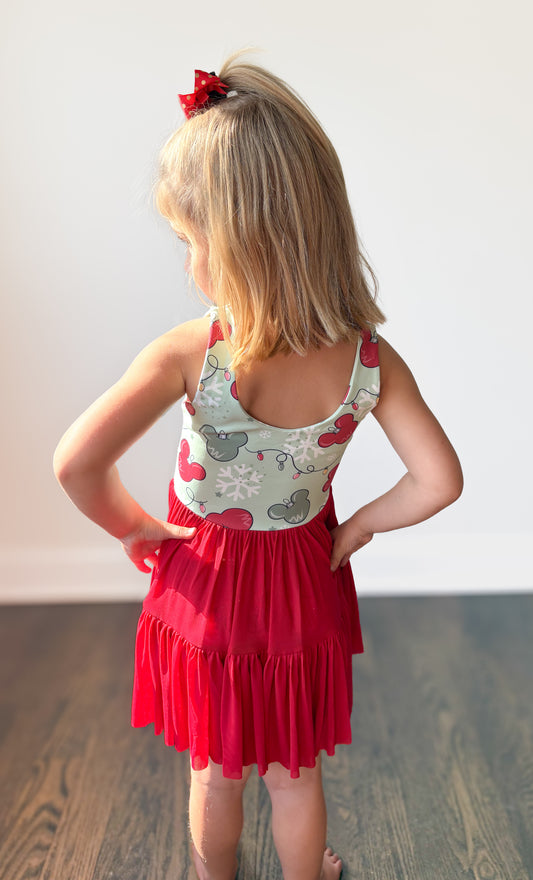 Very Merry Athletic Dress- Girls