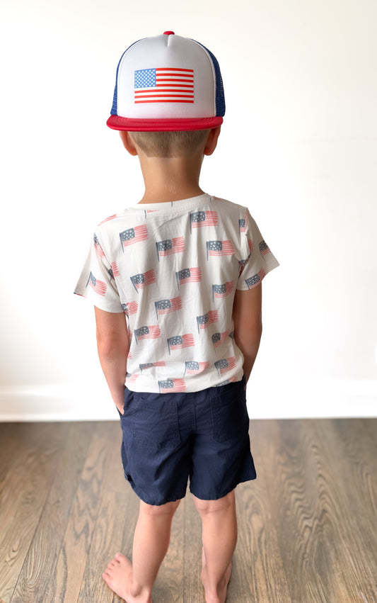 Fourth of July Pocket Tee