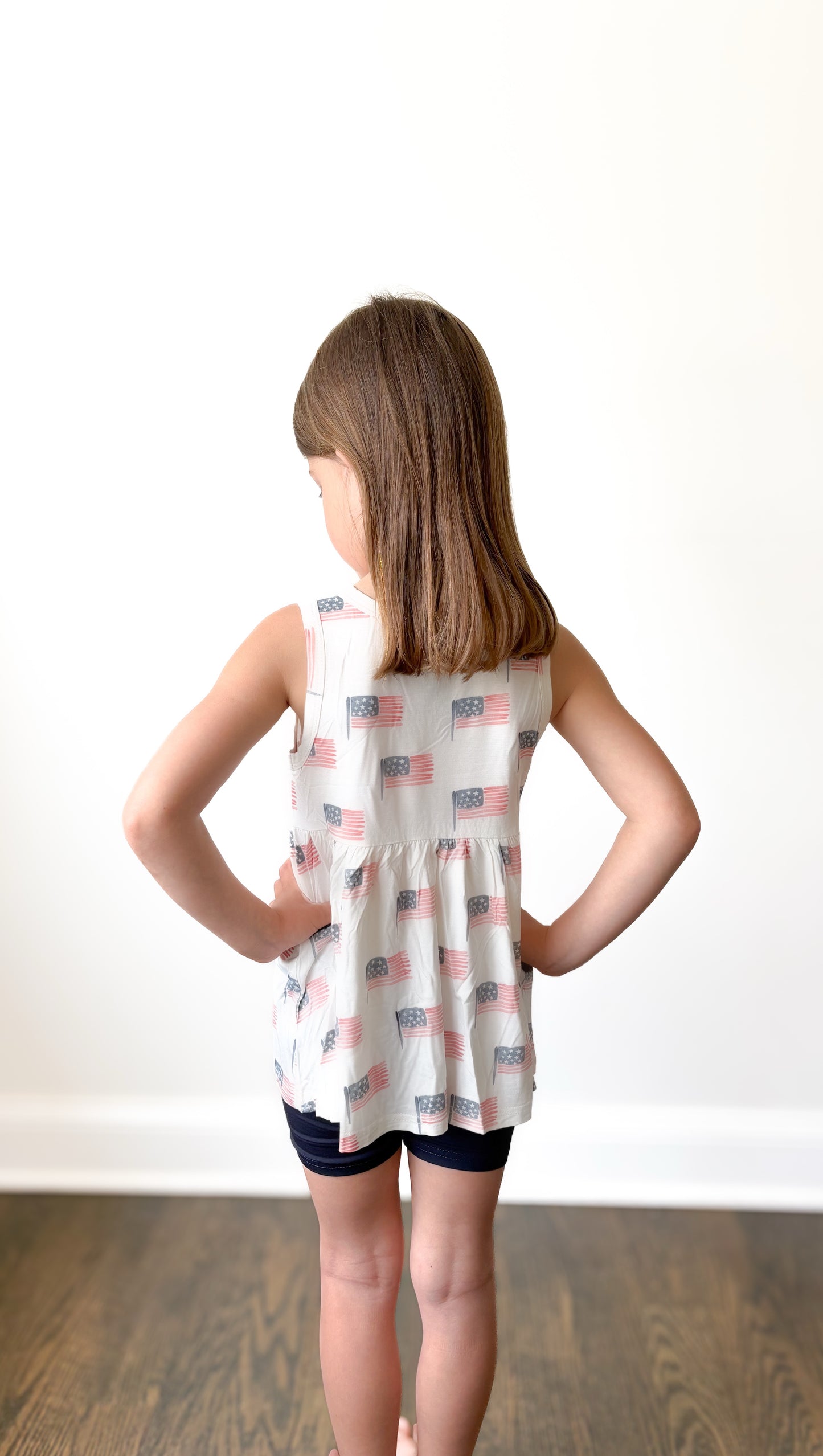Fourth of July Peplum Top & Shorts