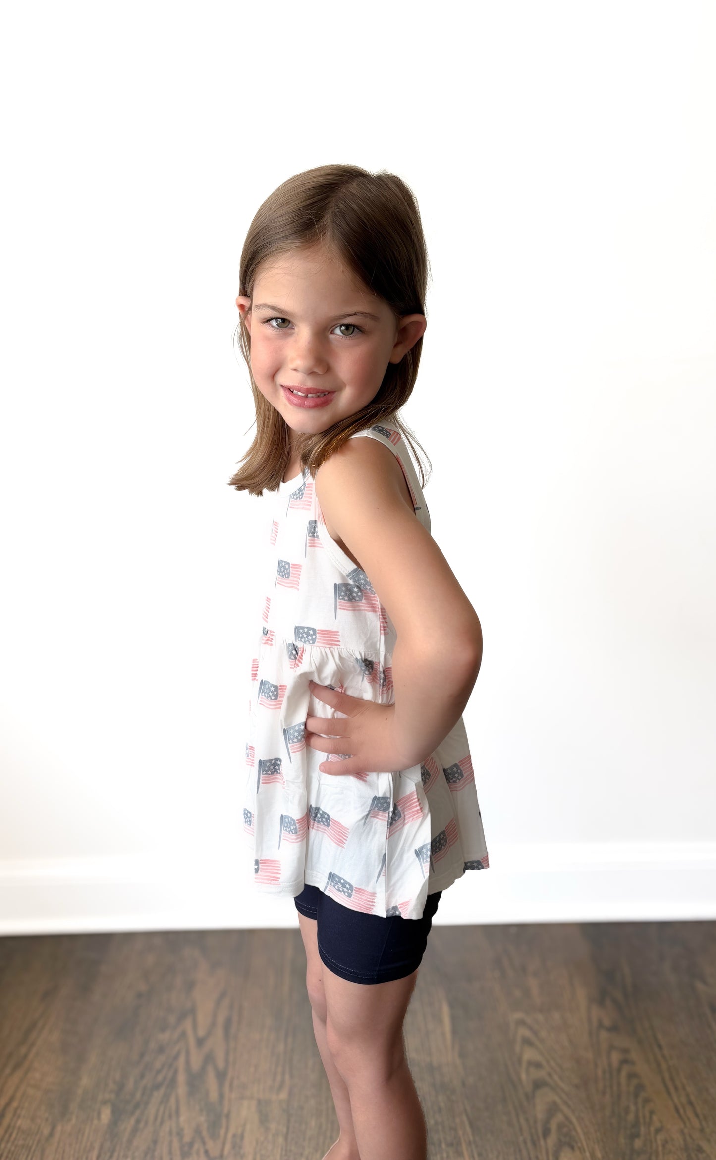 Fourth of July Peplum Top & Shorts