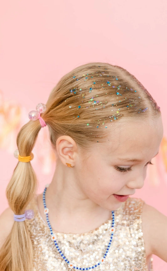 Blue Hair Glitter