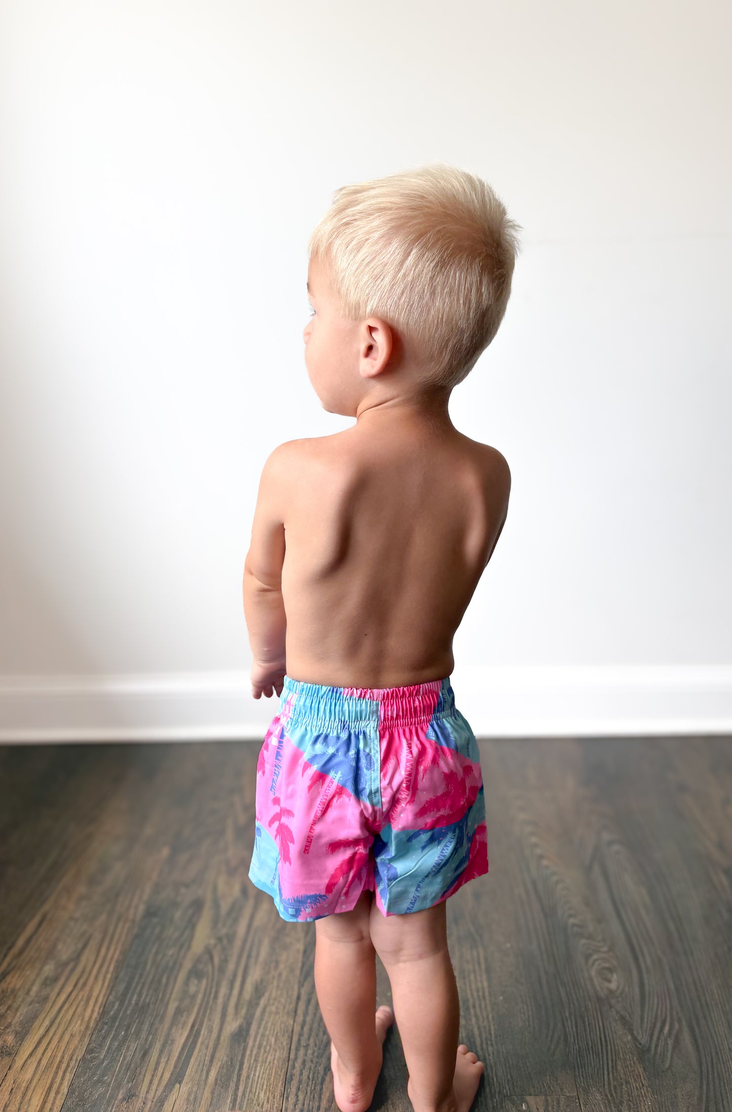 Pink Palms Trunks