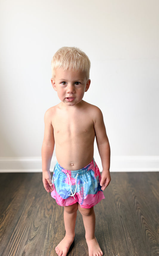 Pink Palms Trunks