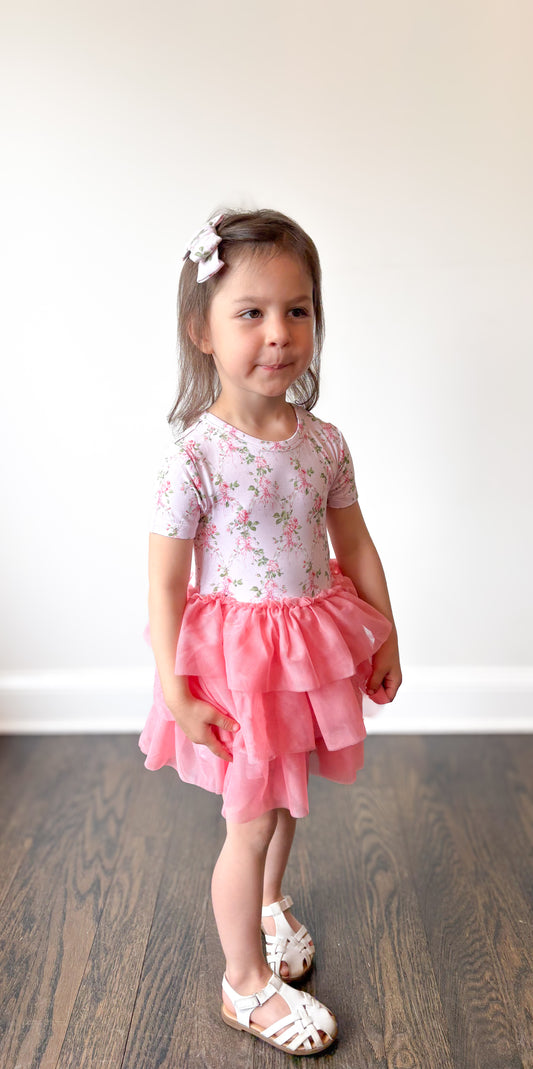 Pink Blossom Tutu Dress
