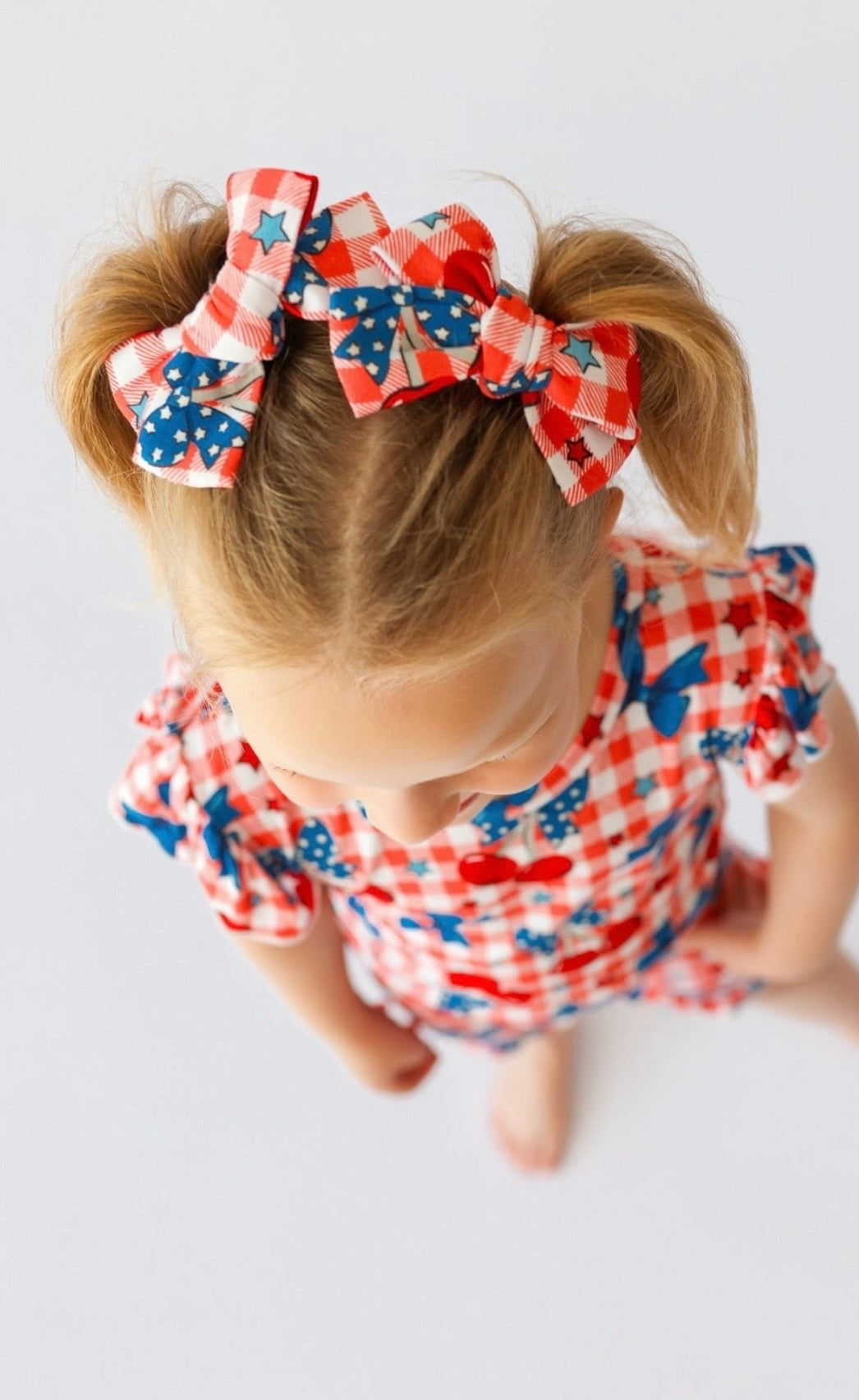 Summer Cherries Bow Hair Clips