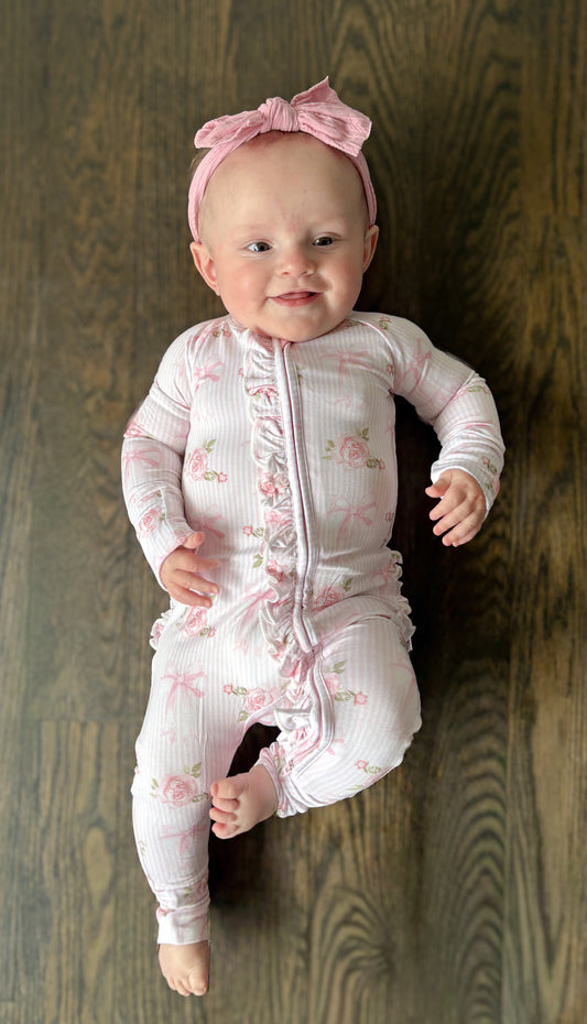Bloom & Bow Ruffle Zippy