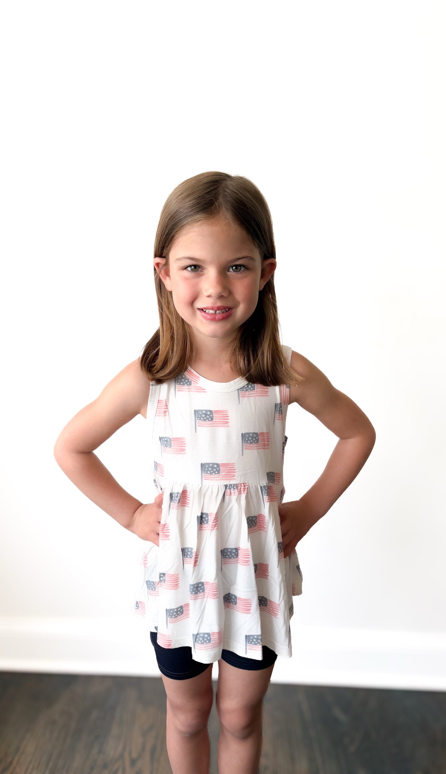Fourth of July Peplum Top & Shorts