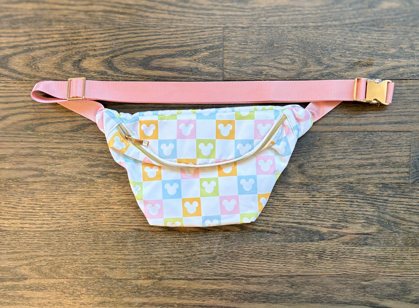 Checkered Mouse Belt Bag