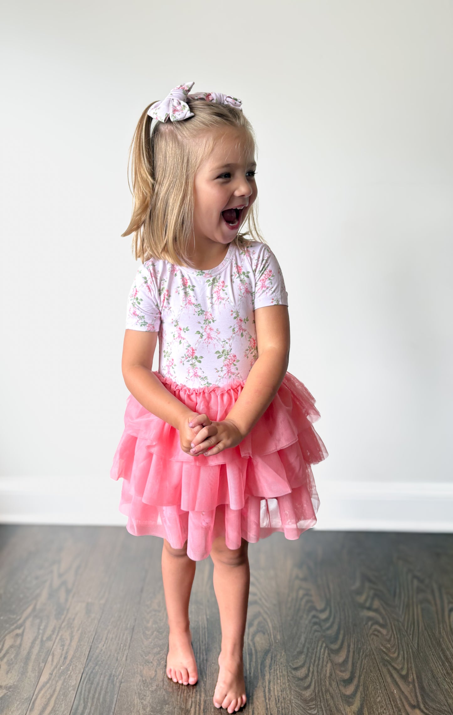 Pink Blossom Tutu Dress