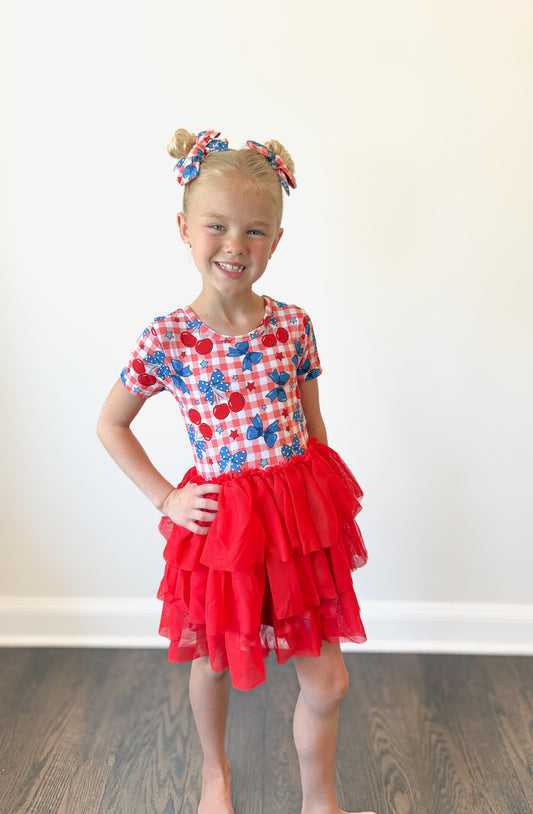 Summer Cherries Tutu Dress