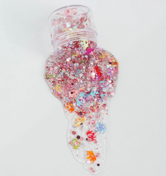 Pink Princess Hair Glitter