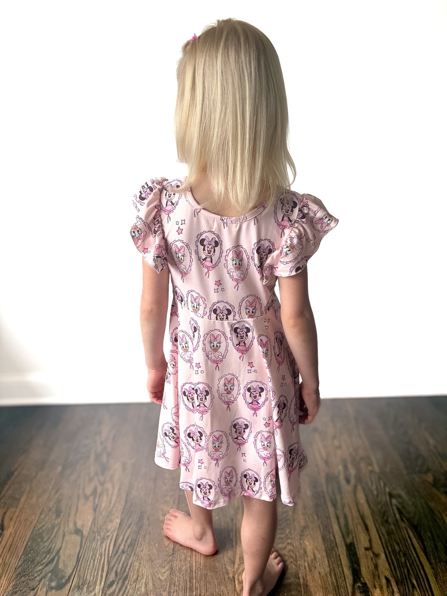 Besties in Bows Twirl Dress