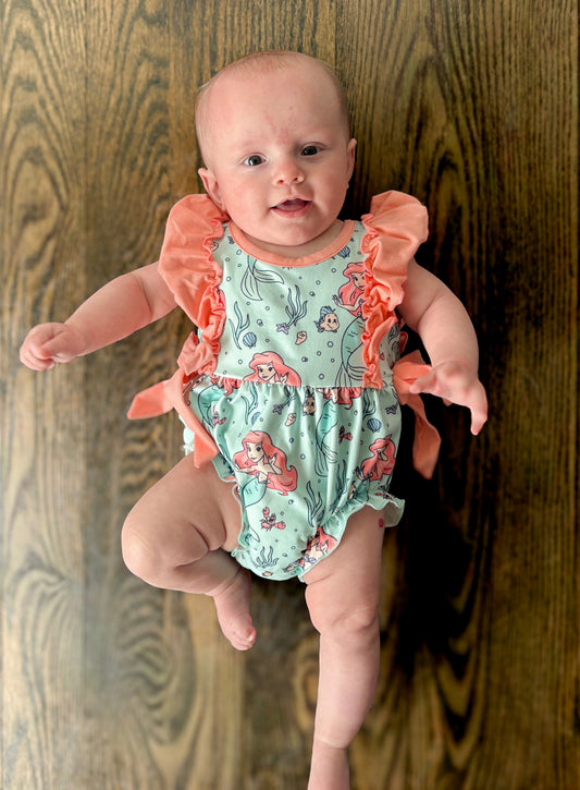 Under The Sea Bow Romper